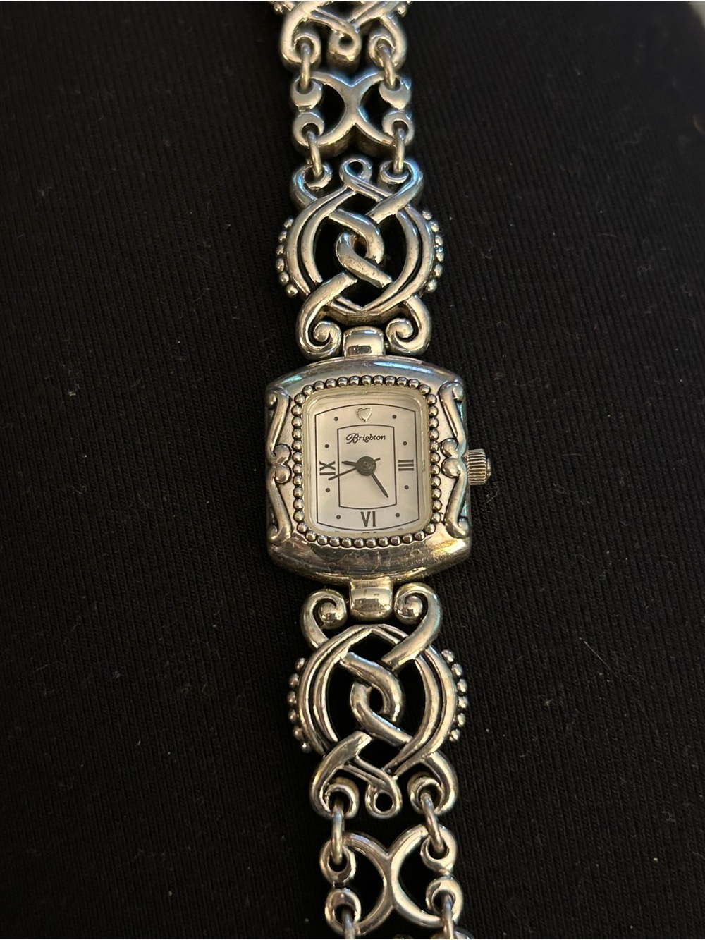 BRIGHTON Rosarita Spanish Inspired, Silver Plated Bracelet Watch